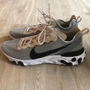 Nike React Element 55 Tan/Grey, Men’s Size 10.5